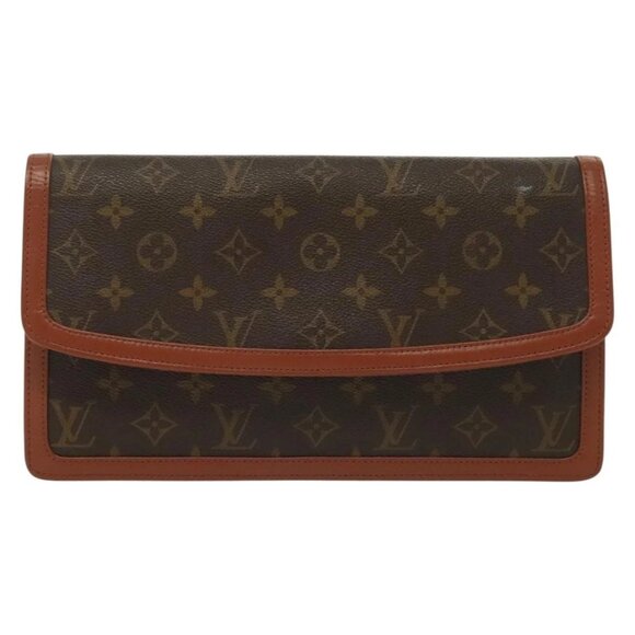 LOUIS VUITTON Monogram Pochette Dam GM Clutch Bag M51810 LV Auth 137619 - Picture 2 of 16